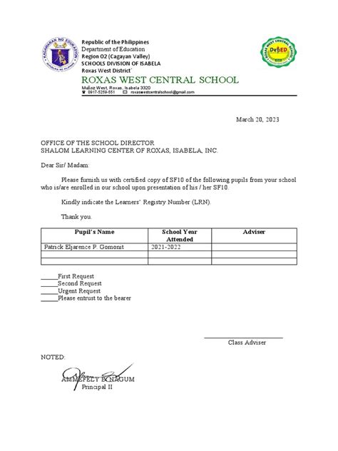 request form sf10|sf 10 download deped form.
